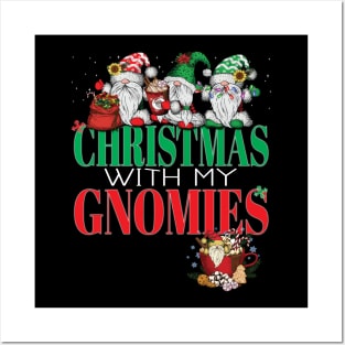 Gnome Family Christmas for Women Men Gnomies Xmas Posters and Art